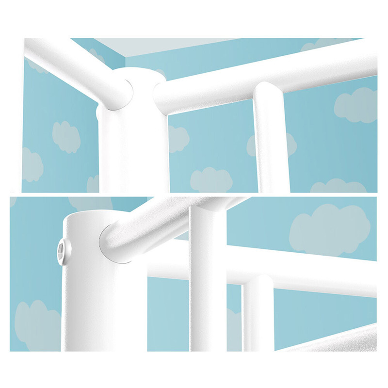 White Kingston Single Over Double Bunk Bed
