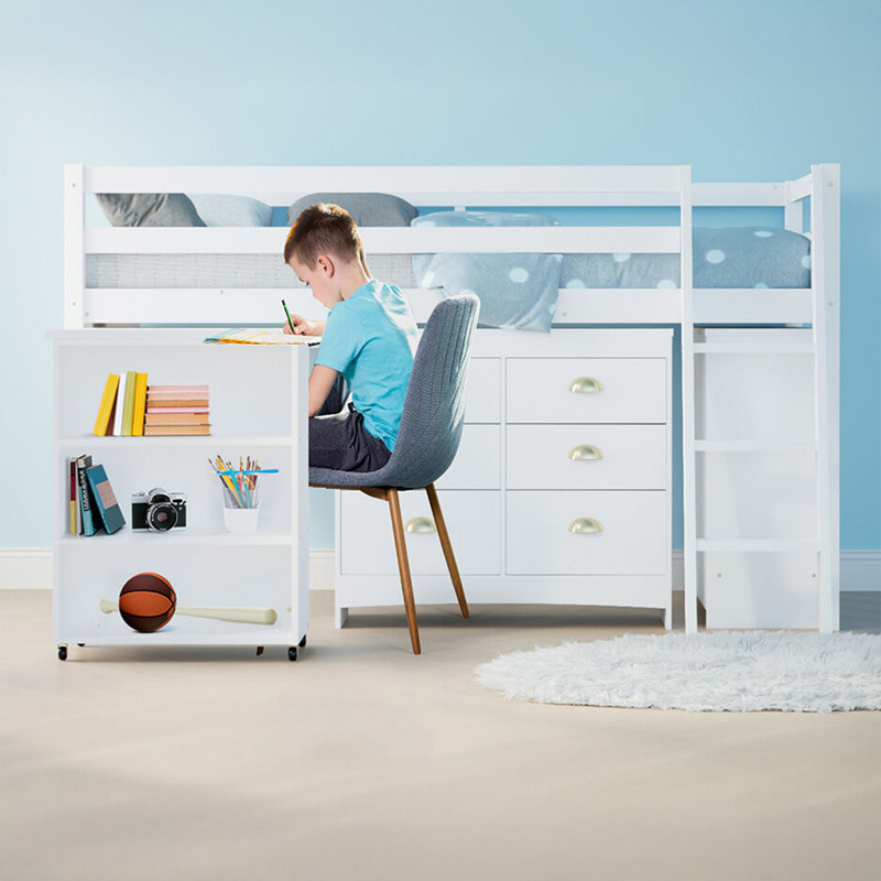 Kingston Single Loft Bed with Desk