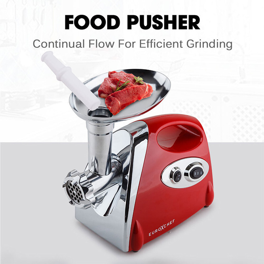 EuroChef Electric Stainless Steel Meat Grinder