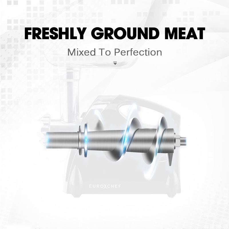 EuroChef Electric Stainless Steel Meat Grinder