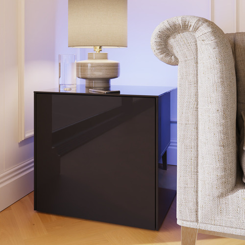 Intel Lamp Table with Smart LED & Wireless Charger