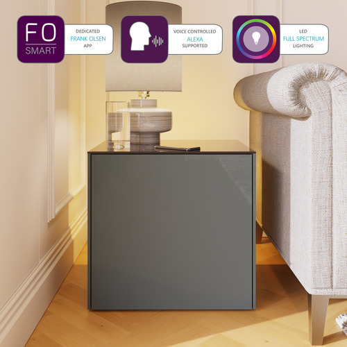 Intel Lamp Table with Smart LED & Wireless Charger