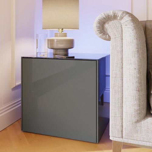 Intel Lamp Table with Smart LED & Wireless Charger