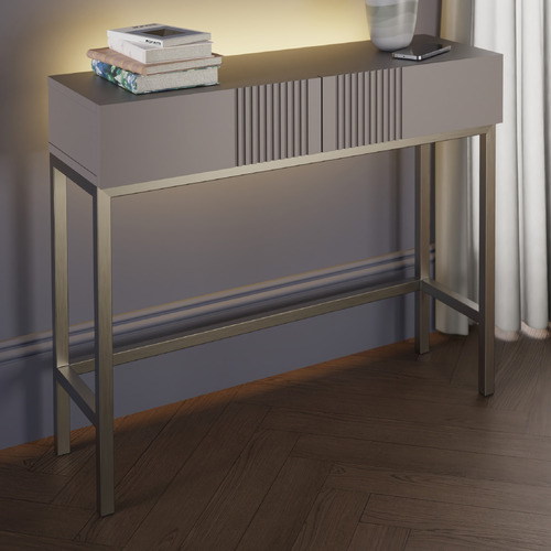 Iona Console Table with Smart LED & Wireless Charger