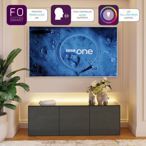 Intel TV Cabinet with Smart LED & Wireless Charger