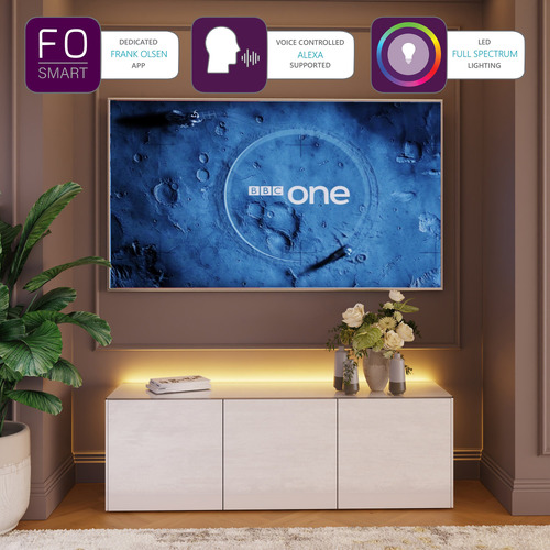 Intel TV Cabinet with Smart LED & Wireless Charger