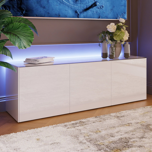 Intel TV Cabinet with Smart LED & Wireless Charger