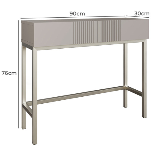 Iona Console Table with Smart LED & Wireless Charger