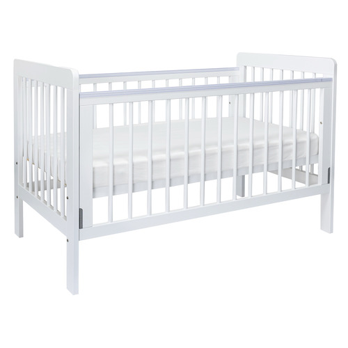 Sweet Pea White Anita Pine Wood Cot