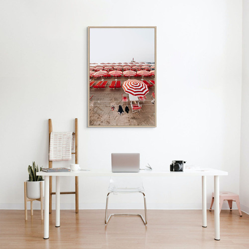 Seaside Stripes Printed Wall Art