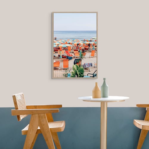 Orange Oasis Printed Wall Art