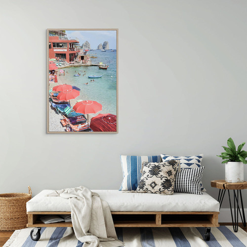 Coastal Capri Printed Wall Art