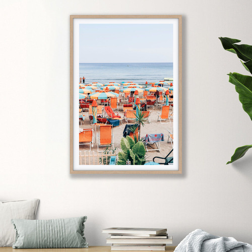Orange Oasis Printed Wall Art