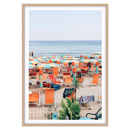 Orange Oasis Printed Wall Art