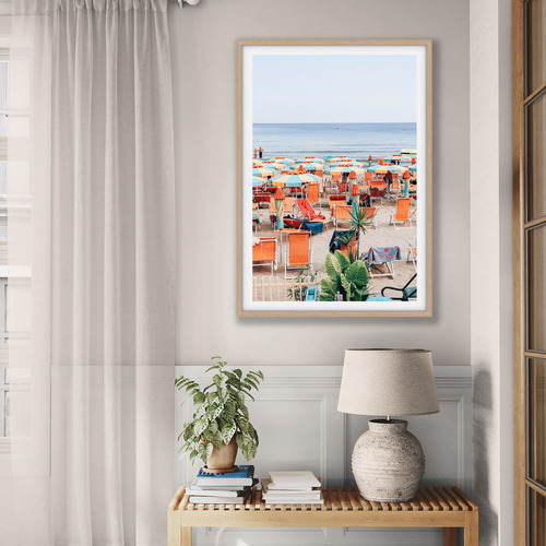 Orange Oasis Printed Wall Art