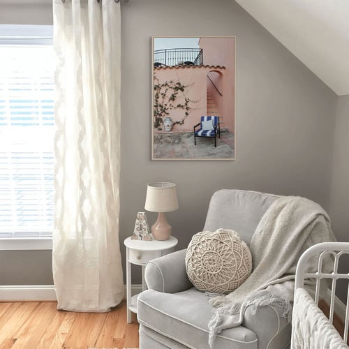 Peach Perfect Printed Wall Art