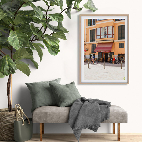 Cafe Break Printed Wall Art