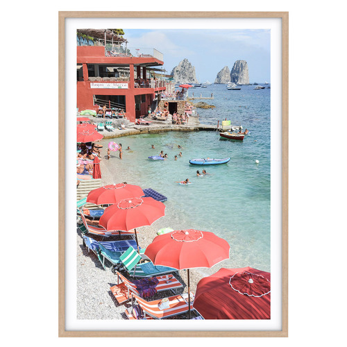 Coastal Capri Printed Wall Art