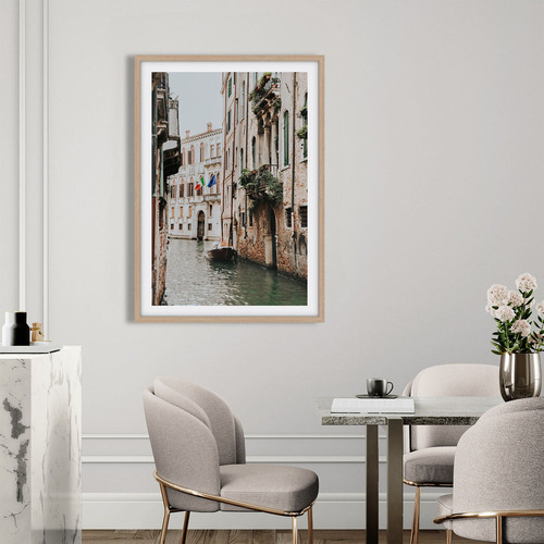 Canal Reflections Printed Wall Art