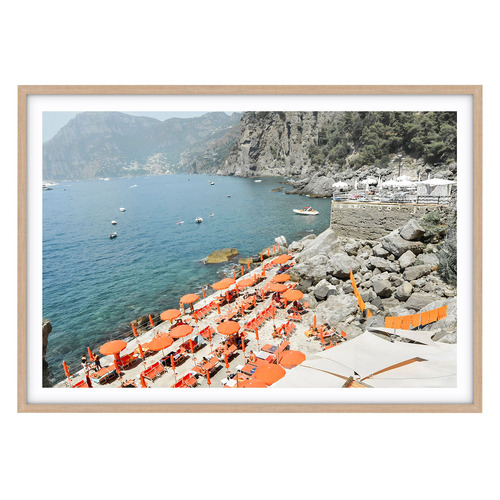 One Fire Beach Printed Wall Art