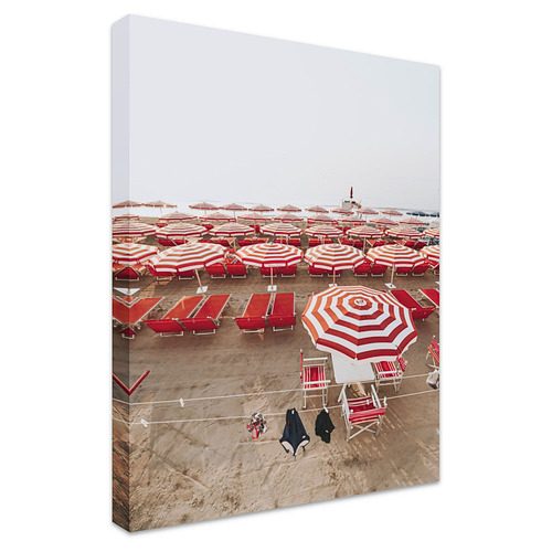 Seaside Stripes Printed Wall Art