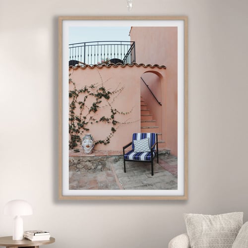 Peach Perfect Printed Wall Art