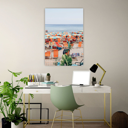 Orange Oasis Printed Wall Art