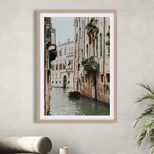 Canal Reflections Printed Wall Art