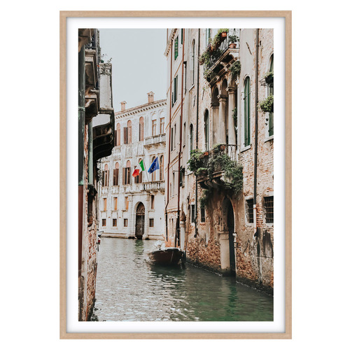 Canal Reflections Printed Wall Art