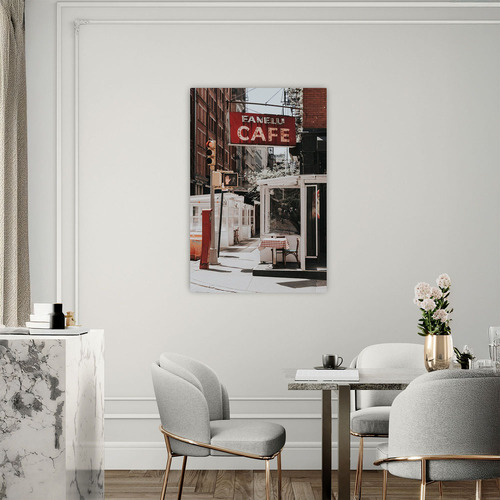 Downtown Diner Printed Wall Art