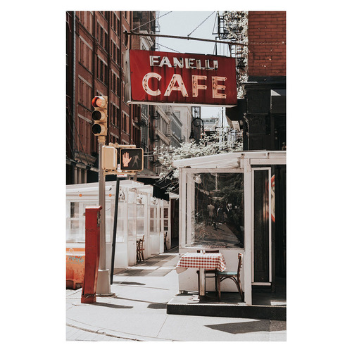 Downtown Diner Printed Wall Art
