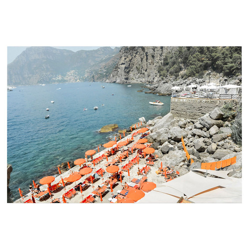 One Fire Beach Printed Wall Art