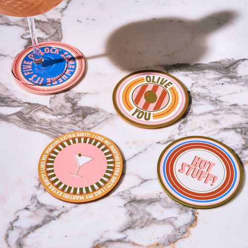 4 Piece Sunnie Coaster Set