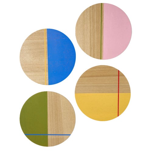 4 Piece Sunnie Half-Dipped Placemat Set