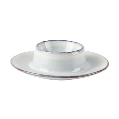 Bobbie Stoneware Egg Cup Plate