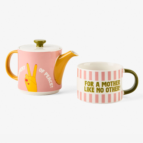Sunnie Mother like No Other 350ml Teapot & Mug Set