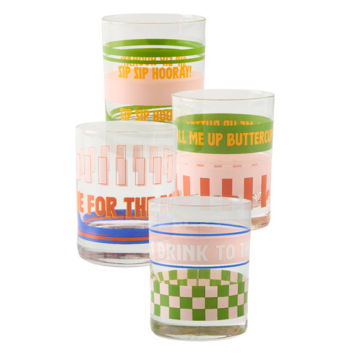4 Piece Sunnie 400ml Tumbler Set