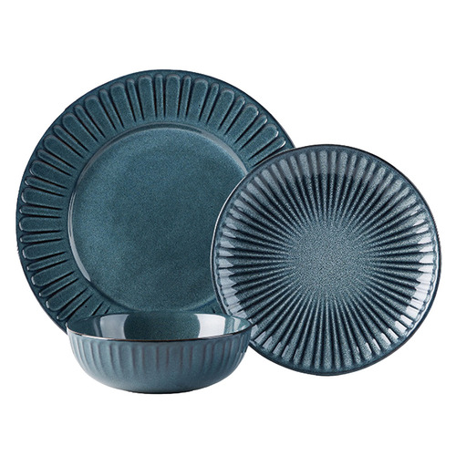 12 Piece Laurie Stoneware Dinner Set