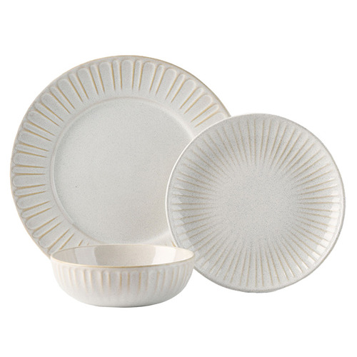 12 Piece Laurie Stoneware Dinner Set