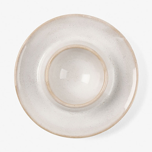 Bobbie Stoneware Egg Cup Plate