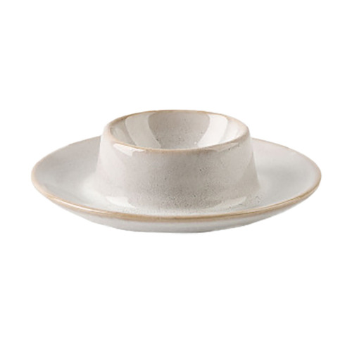 Bobbie Stoneware Egg Cup Plate