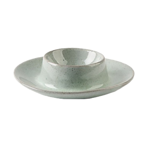 Bobbie Stoneware Egg Cup Plate