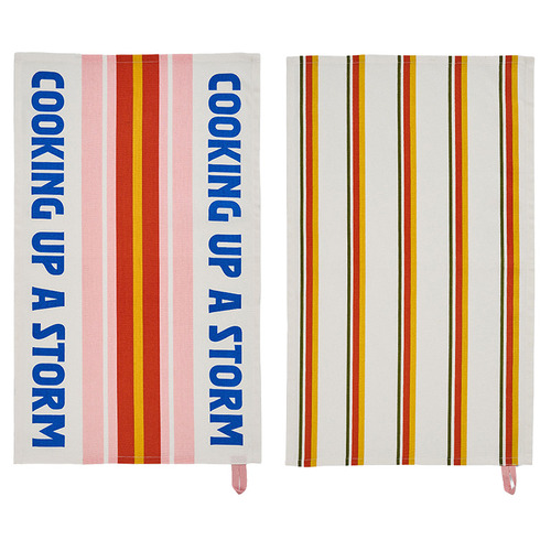 2 Piece Sunnie Cotton Tea Towel Set