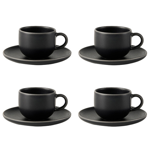 Mikkie 100ml Stoneware Espresso Cup & Saucer