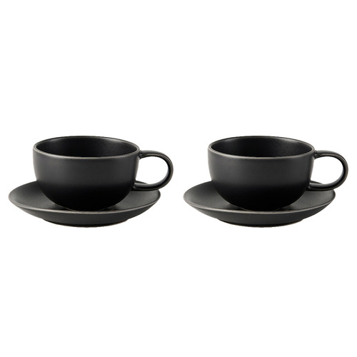 Mikkie 200ml Stoneware Teacup & Saucer