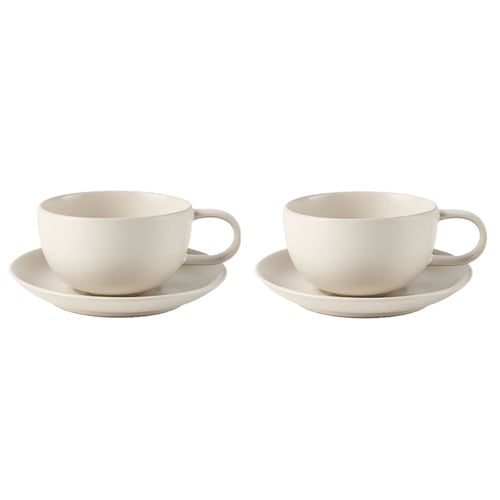 Mikkie 200ml Stoneware Teacup & Saucer
