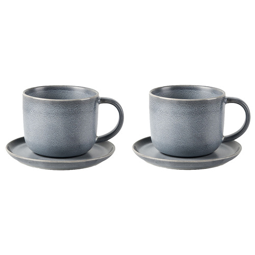 Bobbie 300ml Stoneware Teacup & Saucer