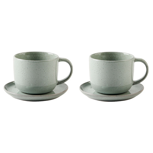 Bobbie 300ml Stoneware Teacups & Saucers