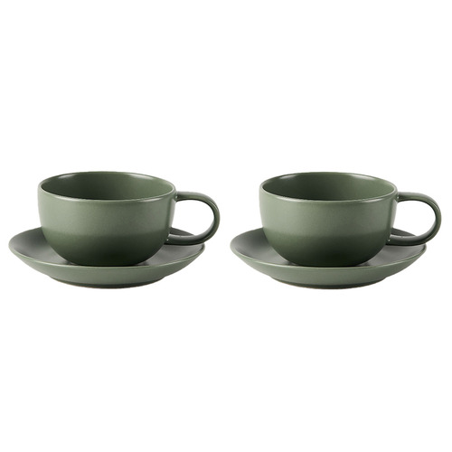 Mikkie 200ml Stoneware Teacup & Saucer