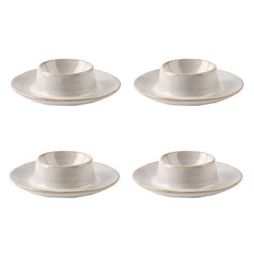 Bobbie Stoneware Egg Cup Plates